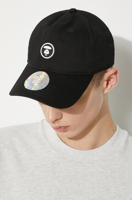 Хлопковая кепка AAPE AAPCPM4865XXM чёрный