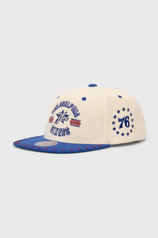 Кепка Mitchell&Ness Philadelphia 76ERS аплікація бежевий HHSS7510.P76YYPPPOFWH