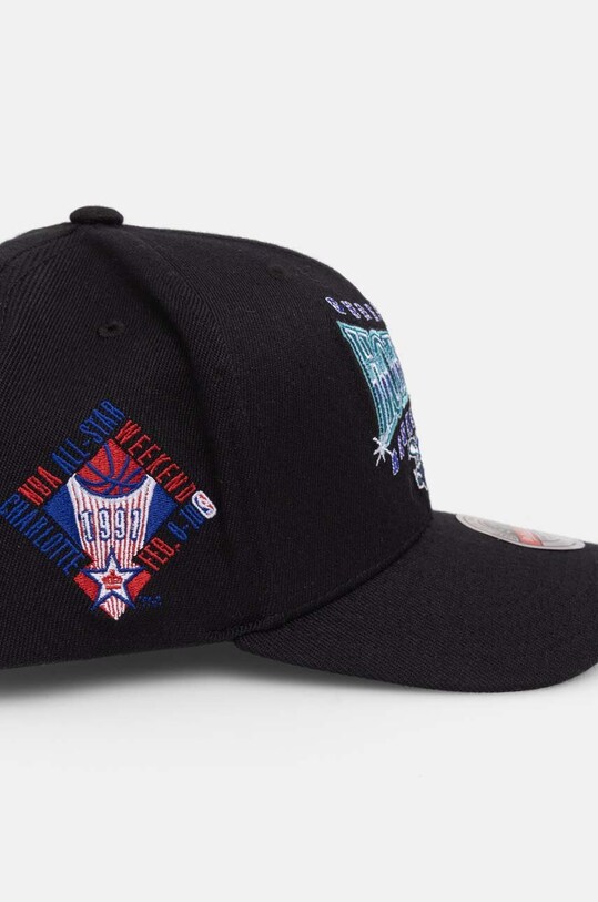 Mitchell&Ness șapcă din amestec de lână Charlotte Hornets negru HHSSINTL1434.CHOBLCK