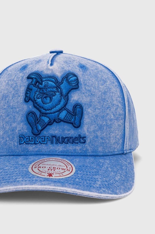 Pamučna kapa sa šiltom Mitchell&Ness Denver Nuggets HHSS7503.DNUYYPPPBLUE plava SS24