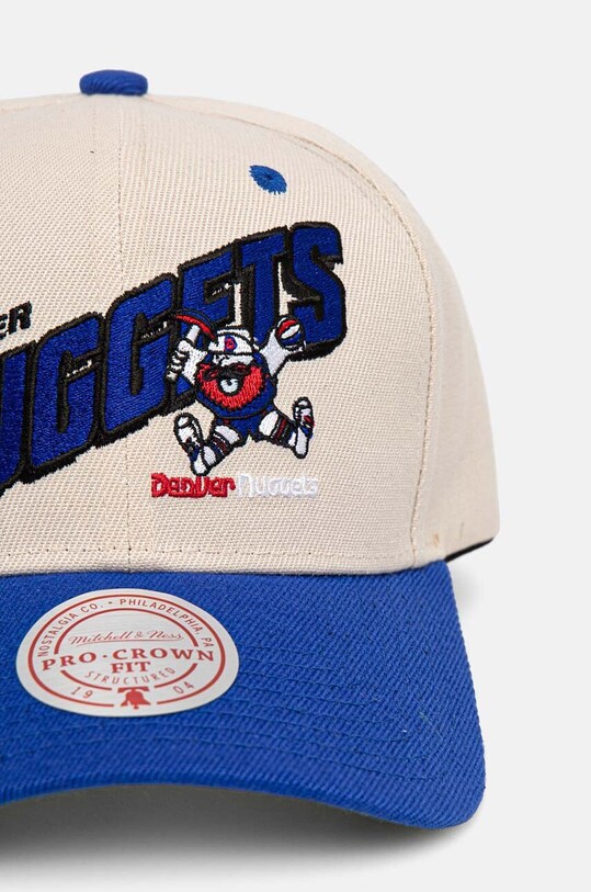 Кепка Mitchell&Ness Denver Nuggets HHSS7506.DNUYYPPPOFWH бежевый SS24