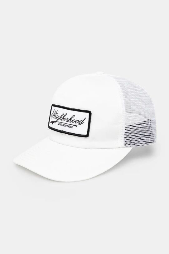 NEIGHBORHOOD șapcă de baseball din bumbac Mesh Cap-1 bumbac alb 241YGNH.HT11