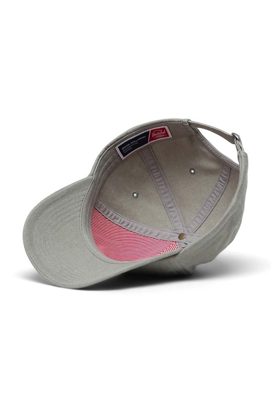 Akcesoria Herschel czapka z daszkiem Sylas Stonewash Cap 50277.06143.OS szary
