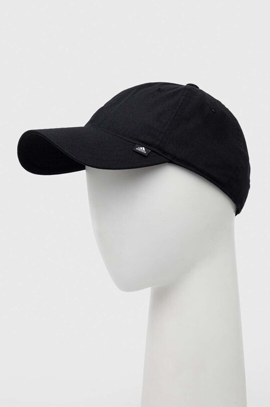 adidas czapka z daszkiem bawełniana bawełna czarny IP6320