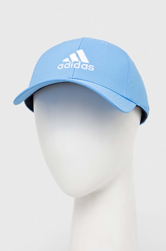 adidas czapka z daszkiem aplikacja niebieski IR7886