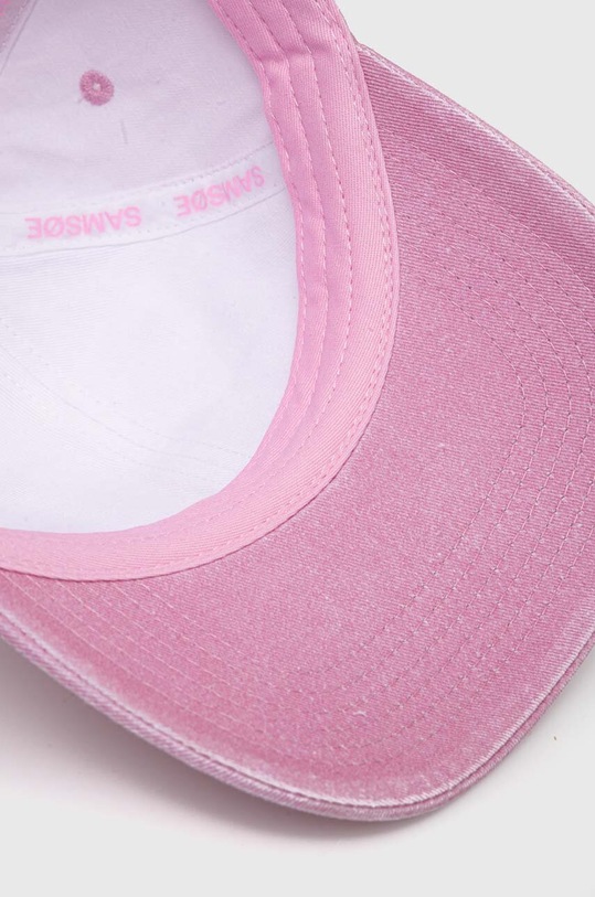 Bavlnená šiltovka Samsoe Samsoe SAMSOE SAMSOE ružová U24100012