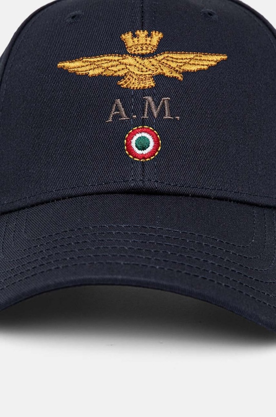 Aeronautica Militare czapka z daszkiem bawełniana HA1100CT2848 granatowy SS25
