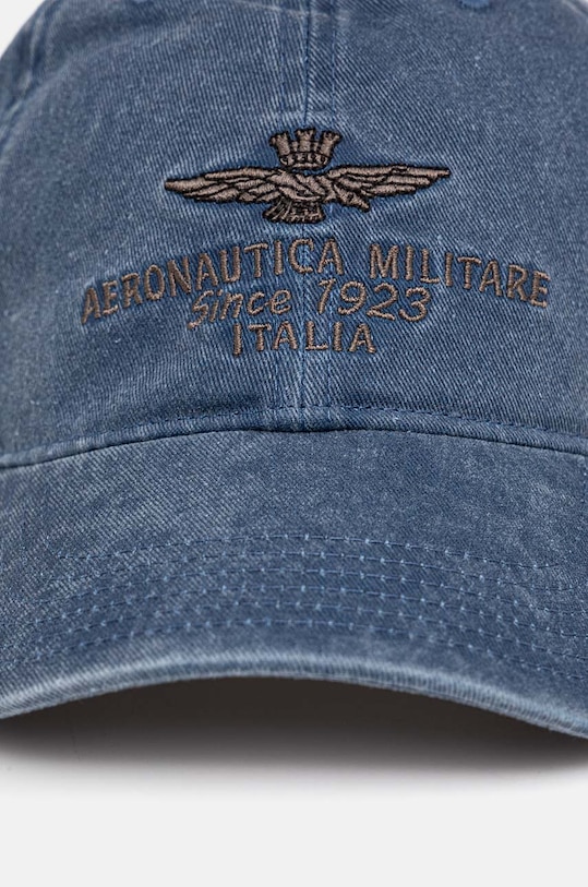 Aeronautica Militare czapka z daszkiem bawełniana HA1102CT2476 granatowy AW24