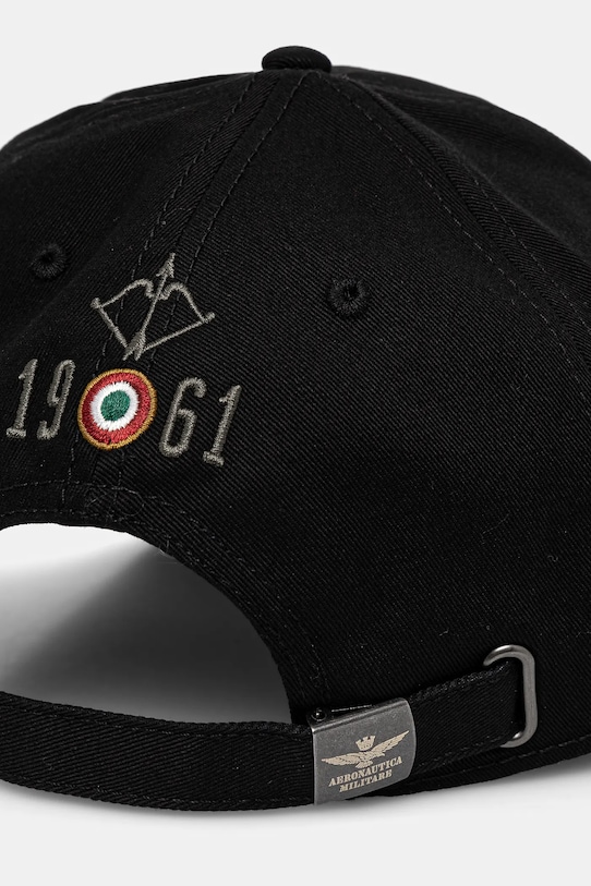 Accessori Aeronautica Militare berretto da baseball in cotone HA1104CT2261 nero