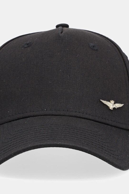 Bombažna bejzbolska kapa Aeronautica Militare HA1122CT2848 črna SS25