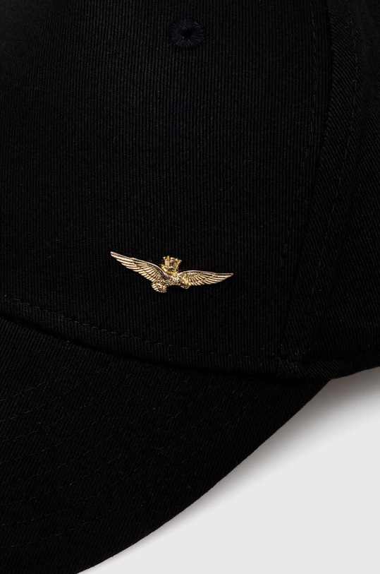 Aeronautica Militare czapka z daszkiem bawełniana HA1122CT2848 czarny SS25