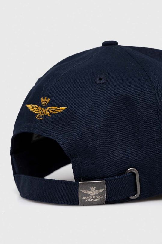 Akcesoria Aeronautica Militare czapka z daszkiem bawełniana HA1164CT3299 granatowy