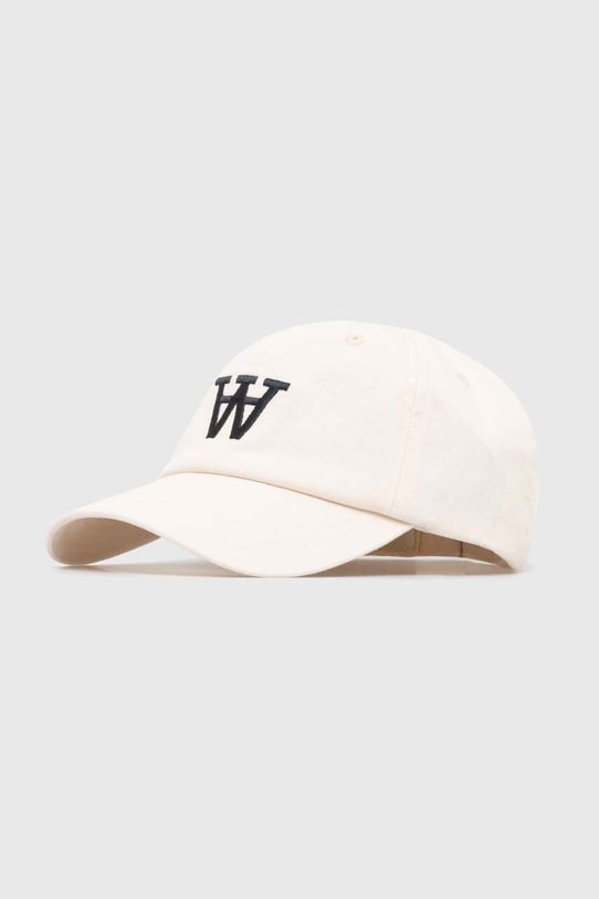 Wood Wood cotton baseball cap Eli Embroidery Planet friendly beige 10000805.7083