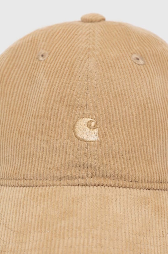 Carhartt WIP șapcă de baseball din bumbac Harlem Cap I028955.1YAXX bej SS24