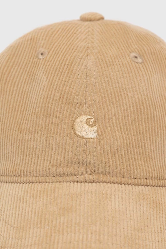 Carhartt WIP cotton baseball cap Harlem Cap I028955.1YAXX beige SS24