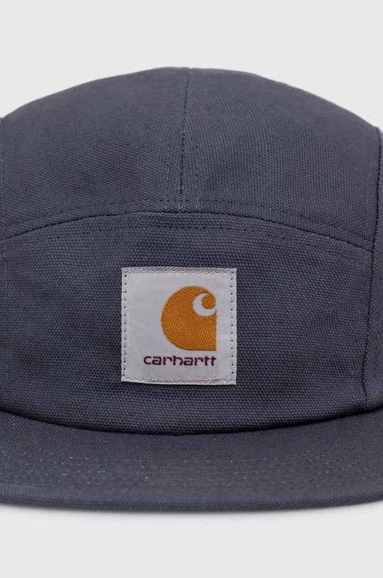Carhartt WIP cotton baseball cap Backley Cap I016607.1CQXX gray SS24