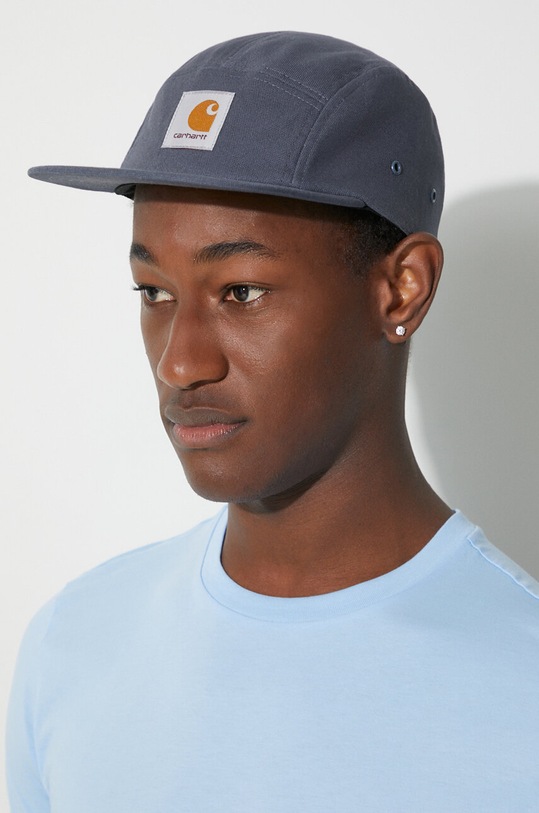 Carhartt WIP cotton baseball cap Backley Cap I016607.1CQXX gray