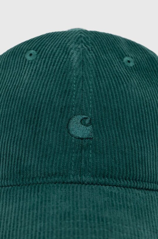 Вельветова кепка Carhartt WIP Harlem Cap I028955.1XHXX зелений SS24