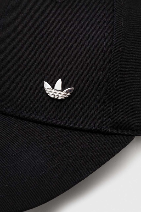 adidas Originals czapka z daszkiem bawełniana IS2998 czarny SS24