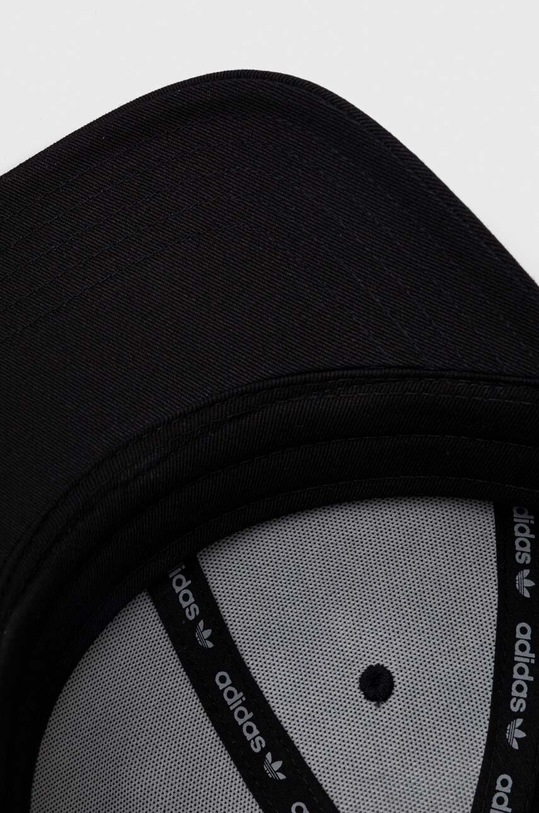 adidas Originals czapka z daszkiem bawełniana czarny IS2998