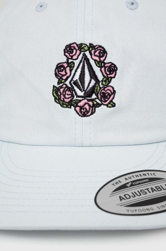 Volcom șapcă de baseball din bumbac E5512404 albastru SS24