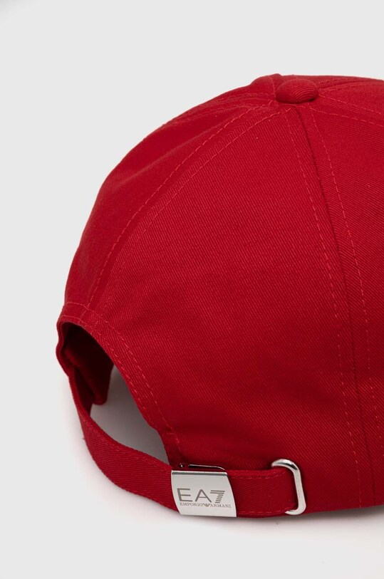 Аксесуари Бавовняна бейсболка EA7 Emporio Armani CC010.247088.42574 червоний