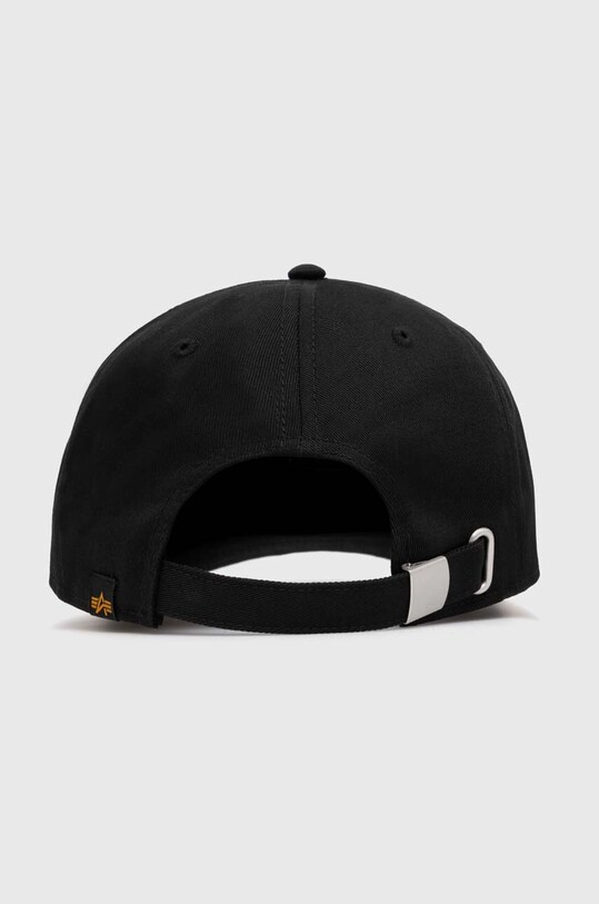 Akcesoria Alpha Industries czapka z daszkiem bawełniana Essentials RL 146900 czarny