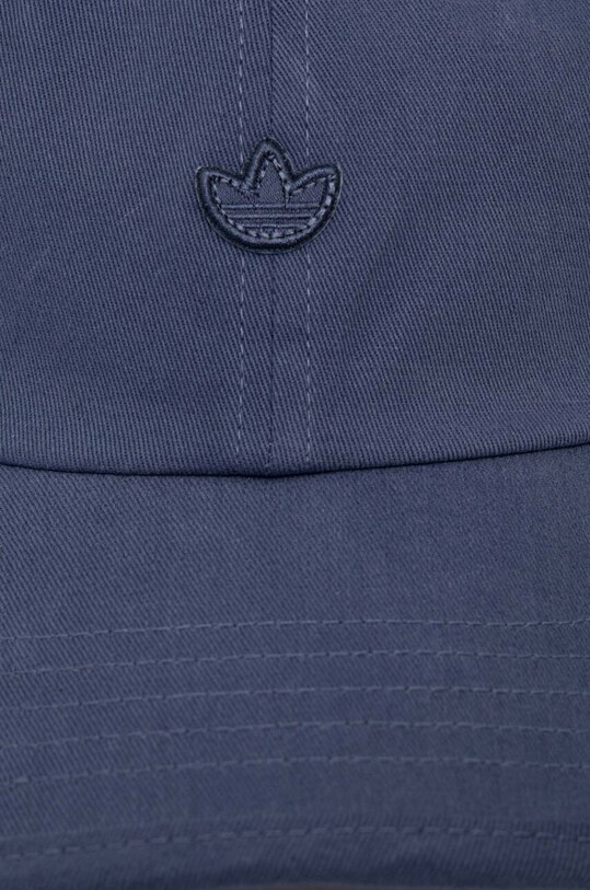 Бавовняна бейсболка adidas Originals IS4635 блакитний SS24