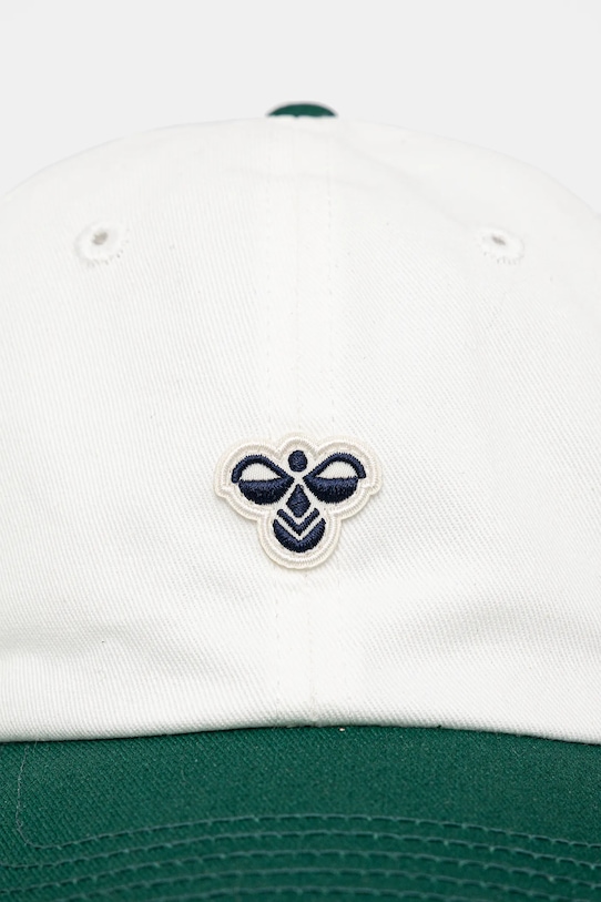 Bavlnená šiltovka Hummel hmlBASEBALL CAP BEE 225368 béžová SS25