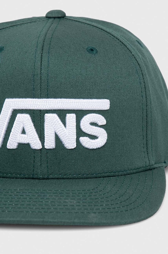 Vans czapka z daszkiem bawełniana VN0A36ORBDX1 zielony SS24