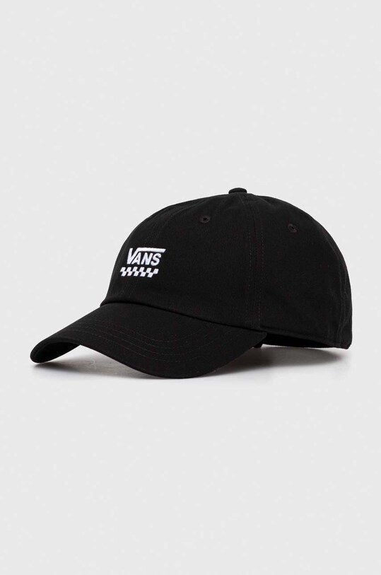 Vans șapcă de baseball din bumbac bumbac negru VN000HEABLK1