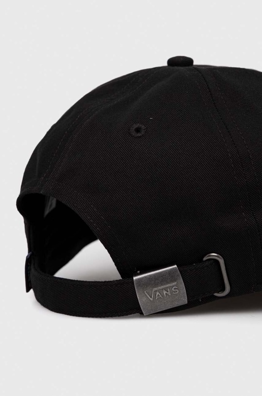 Akcesoria Vans czapka z daszkiem bawełniana VN000HEABLK1 czarny