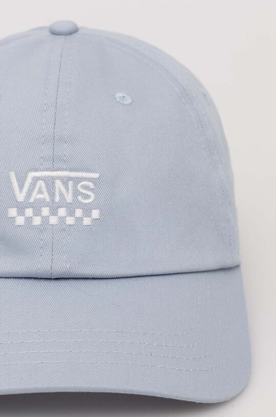 Vans șapcă de baseball din bumbac VN000HEADSB1 albastru SS24
