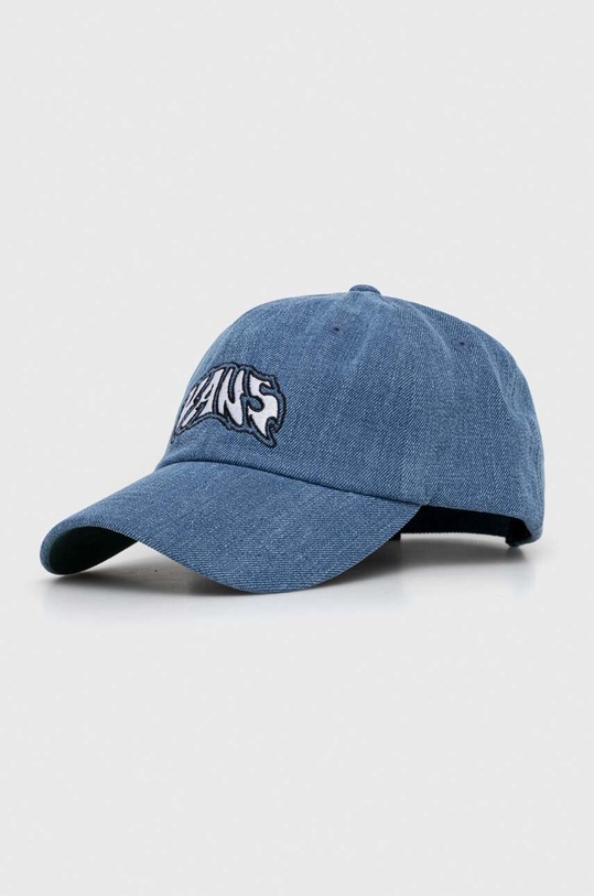 Vans czapka z daszkiem jeansowa aplikacja niebieski VN000GKB7W61