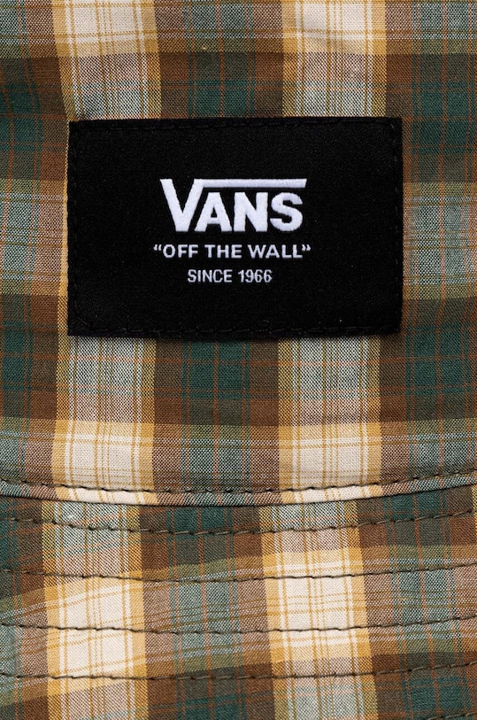Vans kapelusz bawełniany VN0A7S96BDX1 zielony SS24