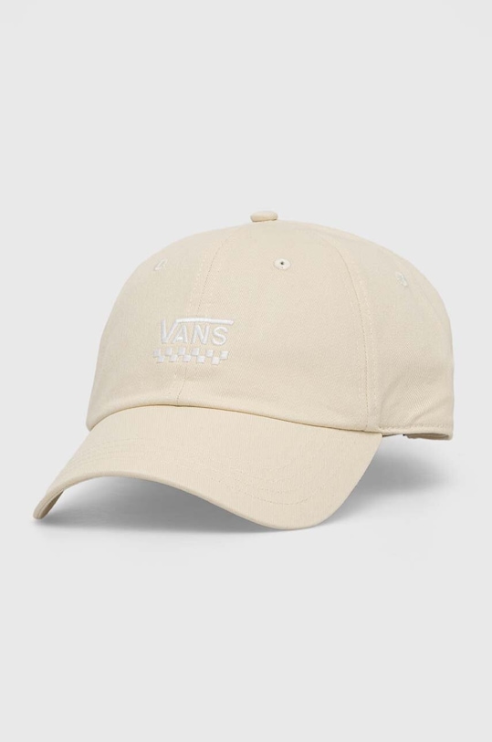 Vans șapcă de baseball din bumbac bumbac bej VN000HEACR11