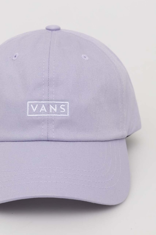 Vans czapka z daszkiem bawełniana VN0A36IUCR21 fioletowy SS24