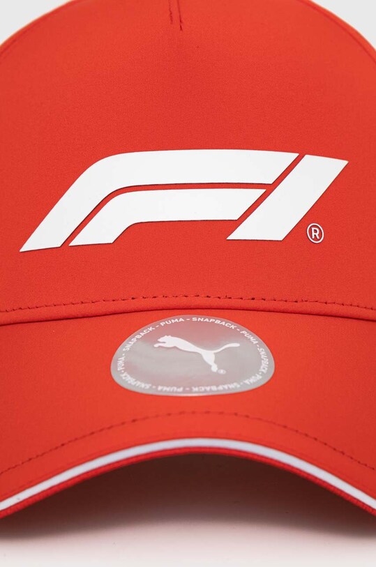 Puma czapka z daszkiem F1 025409 czerwony SS24