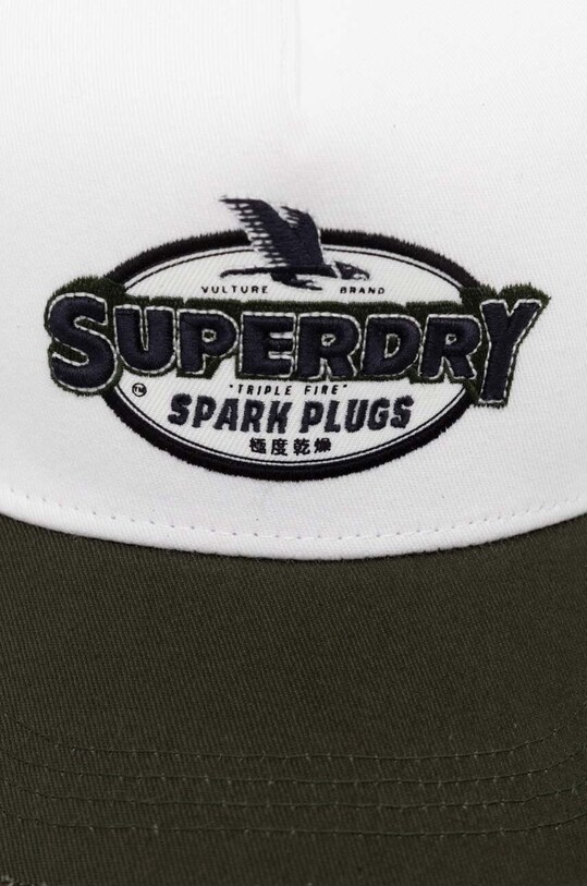Superdry czapka z daszkiem W9010176A.43E zielony SS24