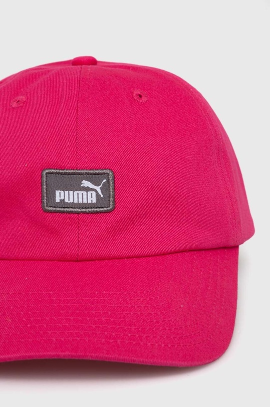 Puma czapka z daszkiem bawełniana 2366917 różowy SS24
