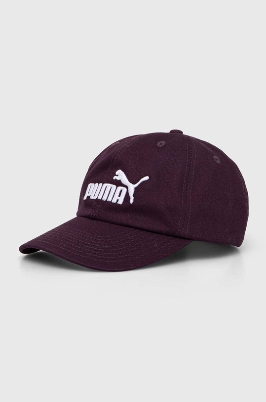 Puma czapka z daszkiem bawełniana aplikacja fioletowy 024357
