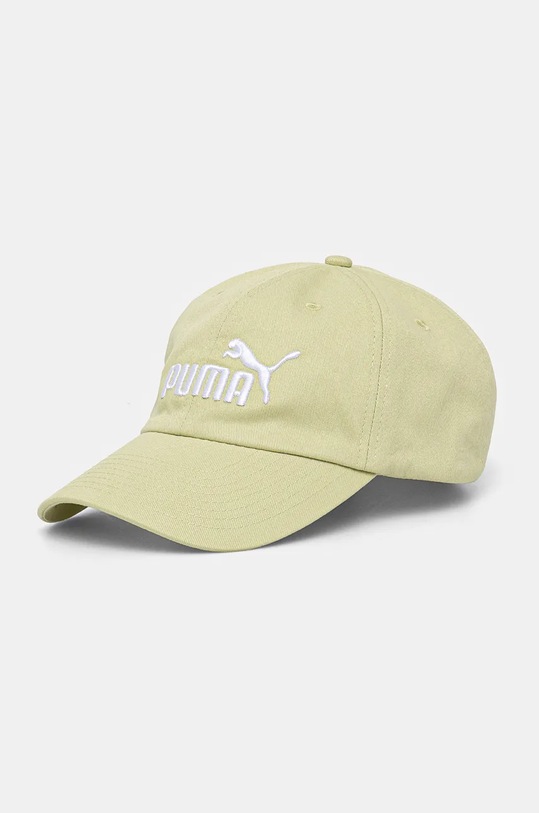 Puma czapka z daszkiem bawełniana aplikacja zielony 024357