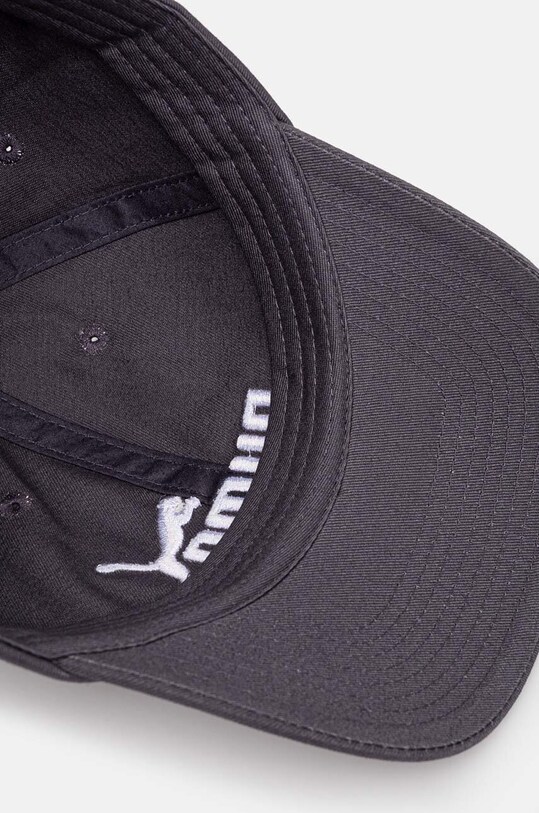 Puma czapka z daszkiem bawełniana szary 024357