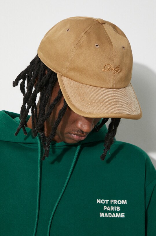 Кепка Drôle de Monsieur La Casquette Drôle Gabardine D.CP149.CO111.DBG бежевий