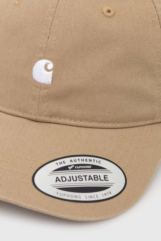 Carhartt WIP cotton baseball cap Madison Logo Cap I023750.22WXX beige SS24