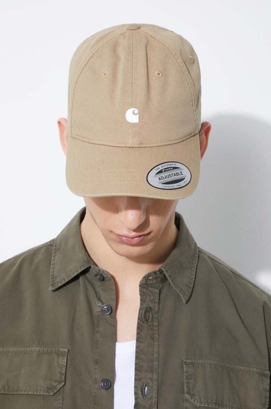 Βαμβακερό καπέλο του μπέιζμπολ Carhartt WIP Madison Logo Cap I023750.22WXX
