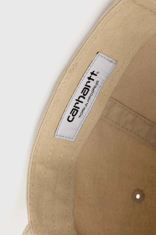 Βαμβακερό καπέλο του μπέιζμπολ Carhartt WIP Madison Logo Cap I023750.25EXX μπεζ