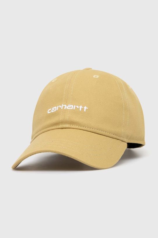 Хлопковая кепка Carhartt WIP Canvas Script Cap