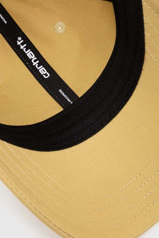 Βαμβακερό καπέλο του μπέιζμπολ Carhartt WIP Canvas Script Cap μπεζ I028876.22WXX