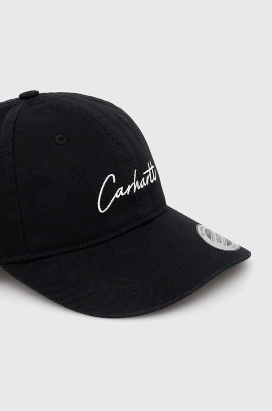 Accesorii Carhartt WIP șapcă de baseball din bumbac Delray Cap I031638.K02XX negru
